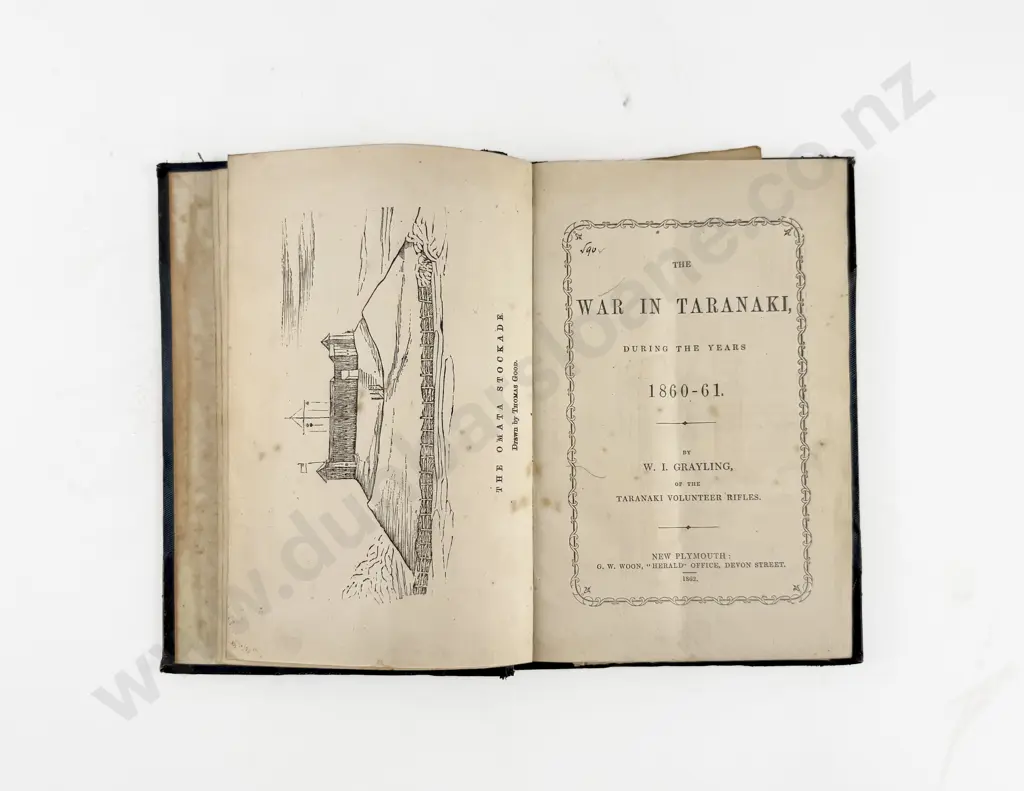 Grayling W I of the Taranaki Volunteer Rifles - The War In Taranaki Image 1++