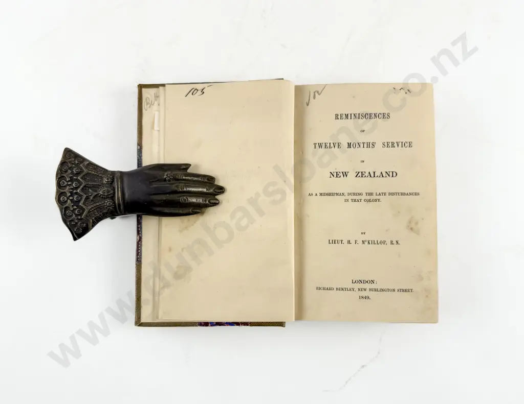 McKillop Lieut H F - Reminiscences of Twelve Months Service in New Zealand Image 1++