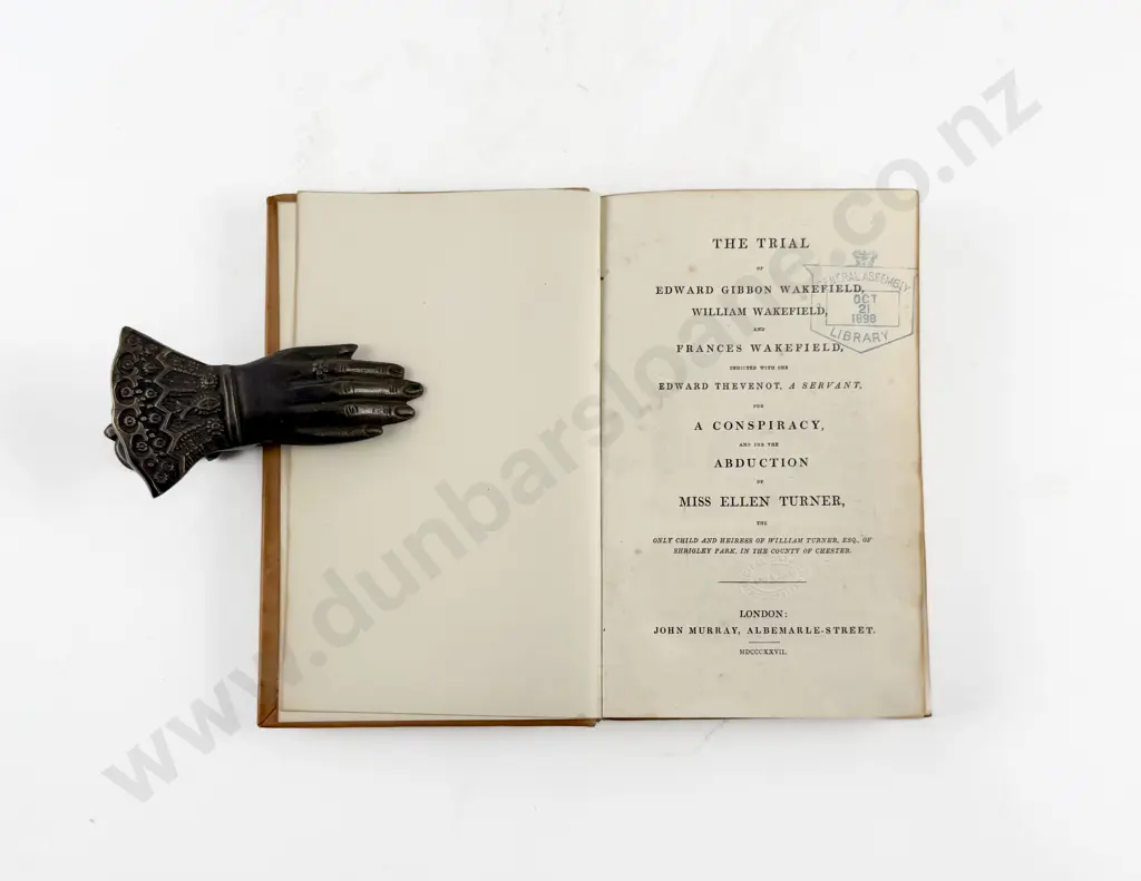 (-) The Trial Of Edward Gibbon Wakefield Image 1++