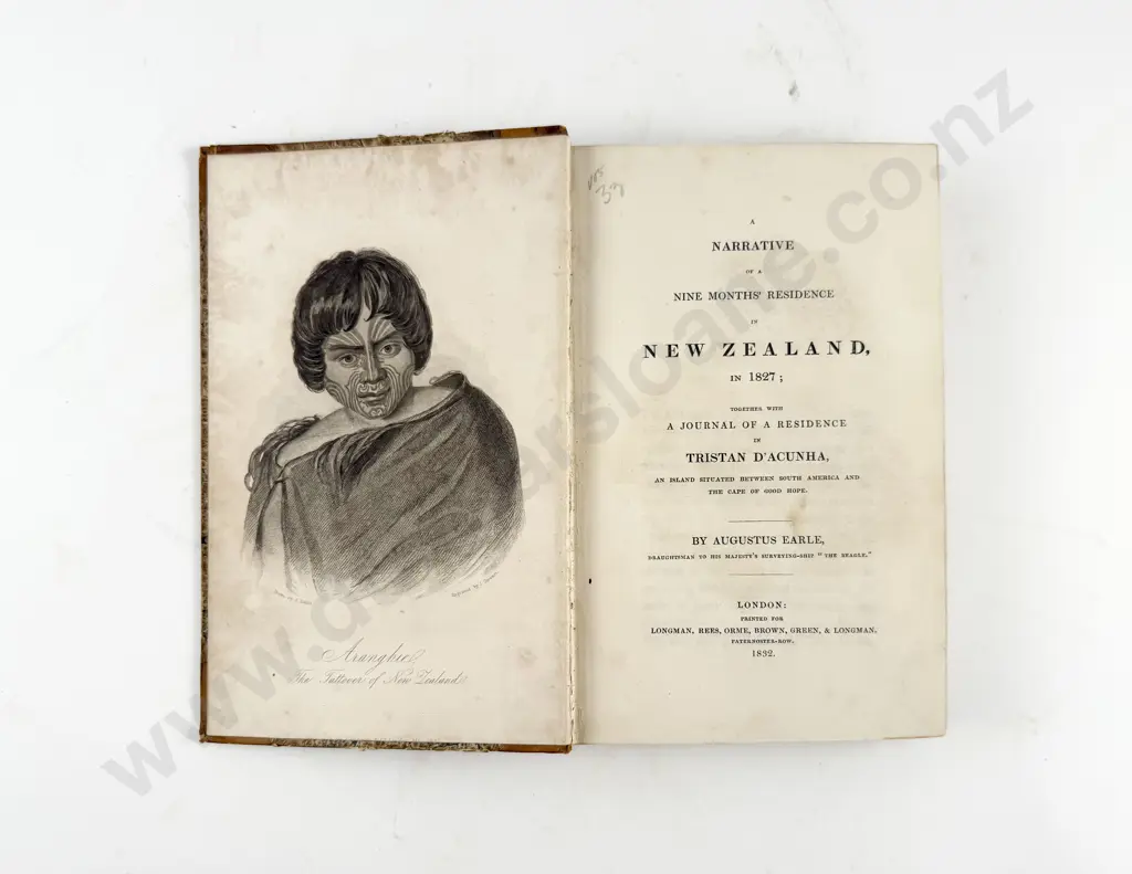 Earle Augustus - A Narrative of a Nine Months Residence in New Zealand in 1827 Image 1++