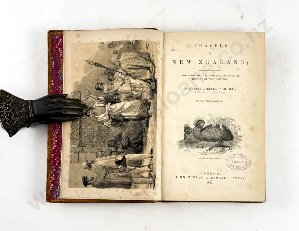 Dieffenbach Ernest - Travels In New Zealand (2 Volumes) Image 1++