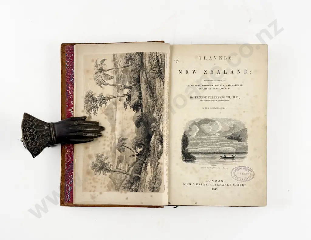Dieffenbach Ernest - Travels In New Zealand (2 Volumes) Image 1++