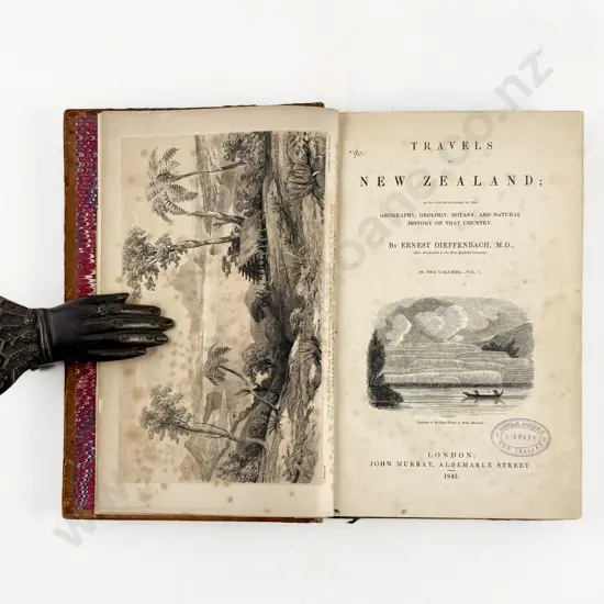 Dieffenbach Ernest - Travels In New Zealand (2 Volumes)