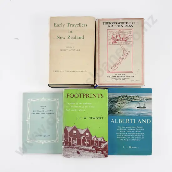 5 Various NZ Historical & Regional Volumes