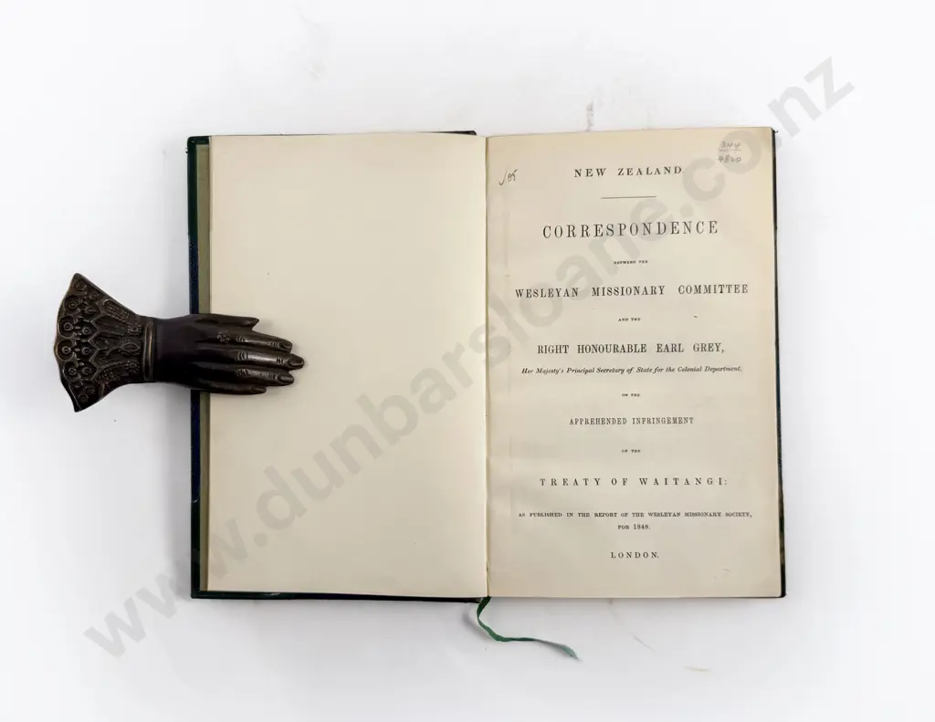 Grey Right Hon Earl - Correspondence Between The Wesleyan Missionary Committee and the Right Honourable Earl Grey Image 1++