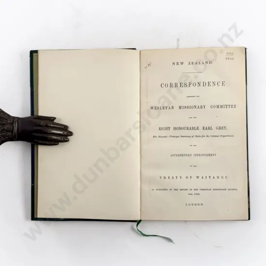 Grey Right Hon Earl - Correspondence Between The Wesleyan Missionary Committee and the Right Honourable Earl Grey