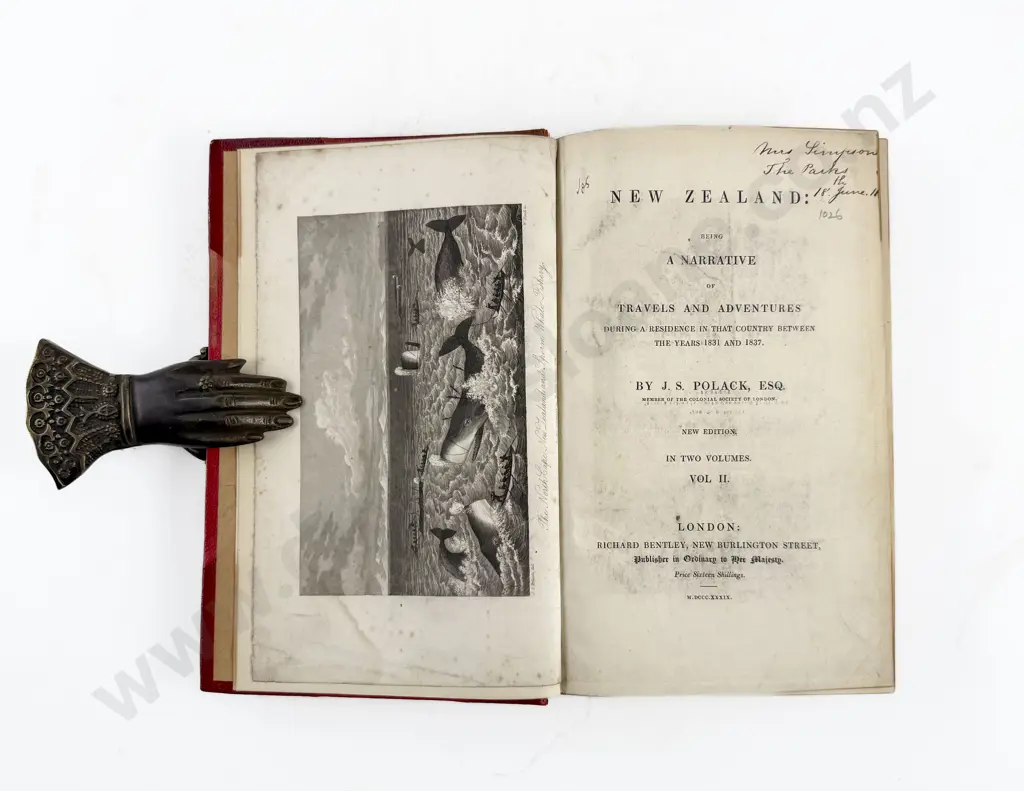 Polack J S - New Zealand (2 Volumes) Image 1++
