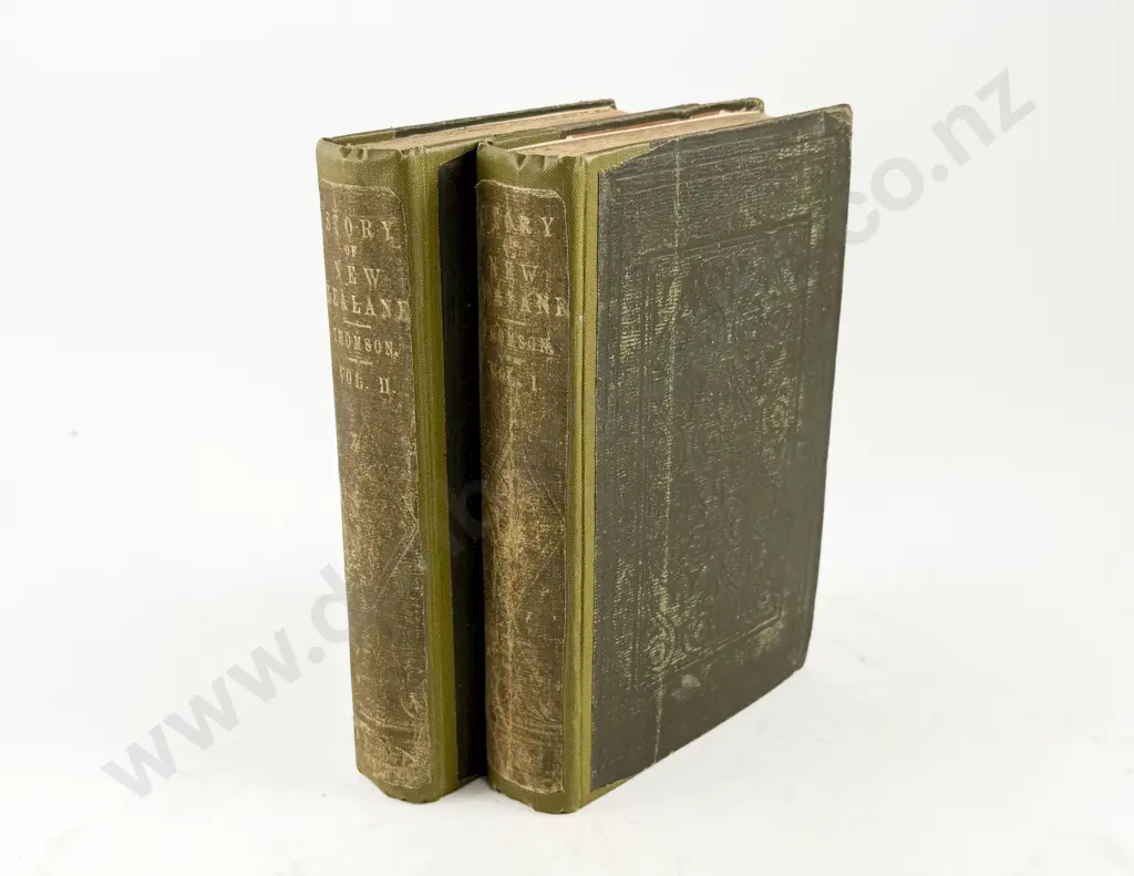 Thomson Arthur S - The Story Of New Zealand (2 Volumes) Image 1++