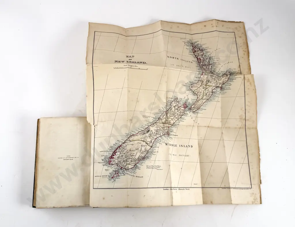 Thomson Arthur S - The Story Of New Zealand (2 Volumes) Image 1++