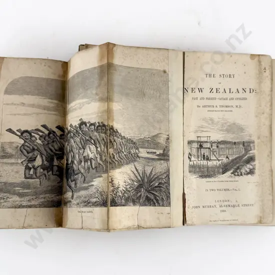 Thomson Arthur S - The Story Of New Zealand (2 Volumes)