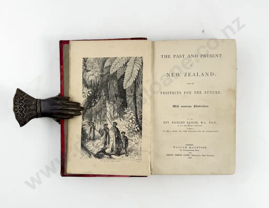 Taylor Rev Richard - The Past And Present of New Zealand Image 1++