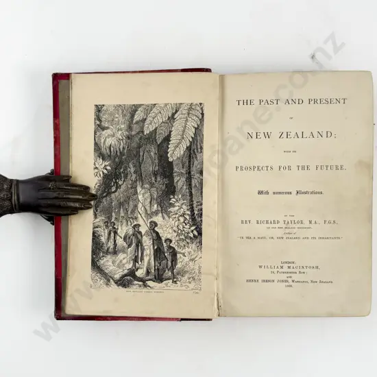 Taylor Rev Richard - The Past And Present of New Zealand