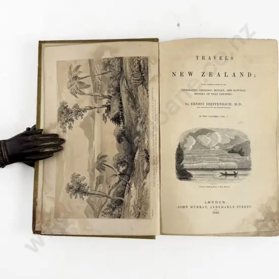 Dieffenbach Ernest - Travels In New Zealand (2 Volumes)
