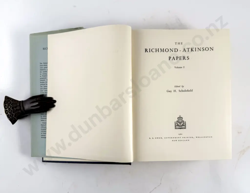 Scholefield Guy H - The Richmond-Atkinson Papers (2 Volumes) Image 1++