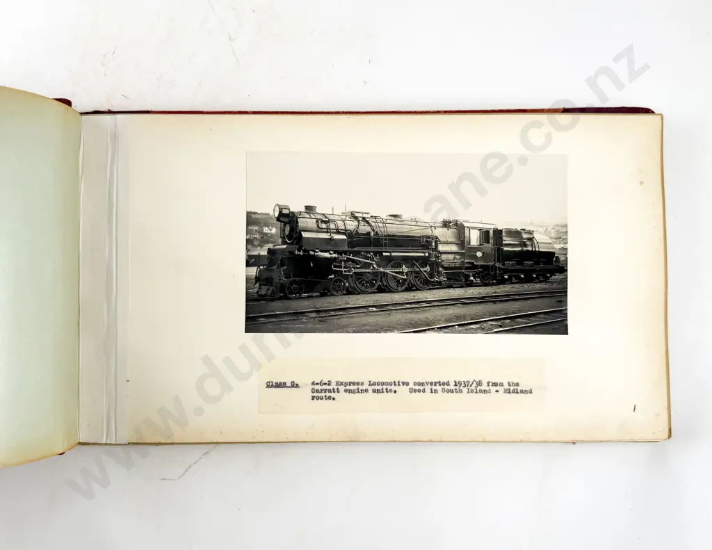 (-) Diagrams and Photographs of the principal Power and Rolling Stock Units of the New Zealand Government Railways Image 1++
