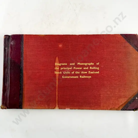 (-) Diagrams and Photographs of the principal Power and Rolling Stock Units of the New Zealand Government Railways