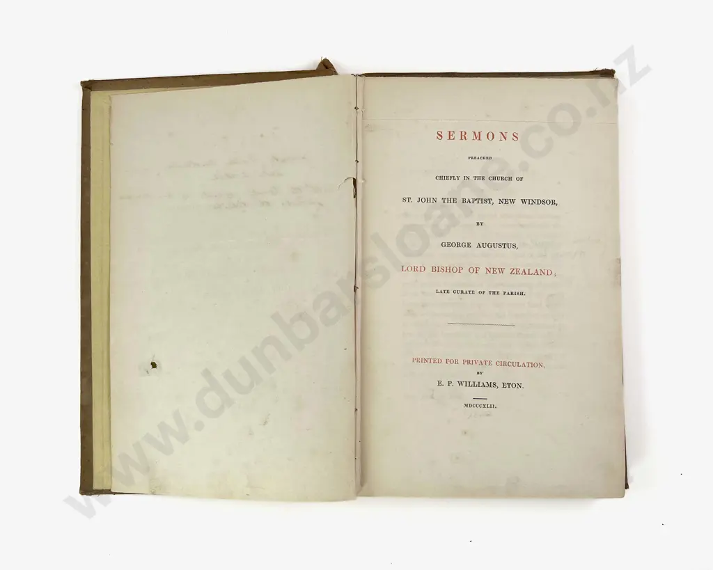 Selwyn George Augustus - Sermons Image 1++