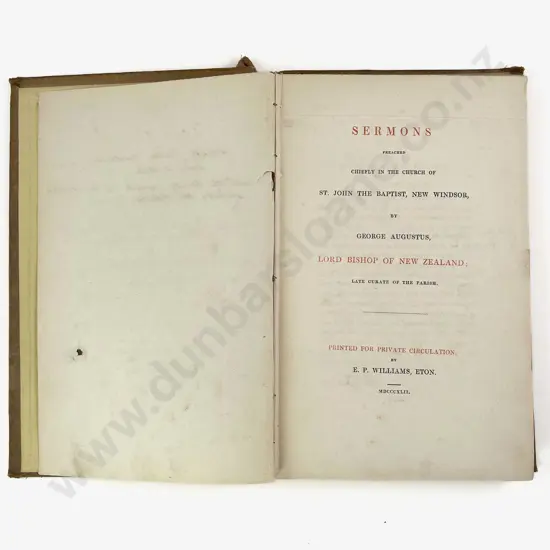 Selwyn George Augustus - Sermons