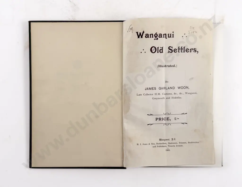 Woon James Garland - Wanganui Old Settlers Image 1++