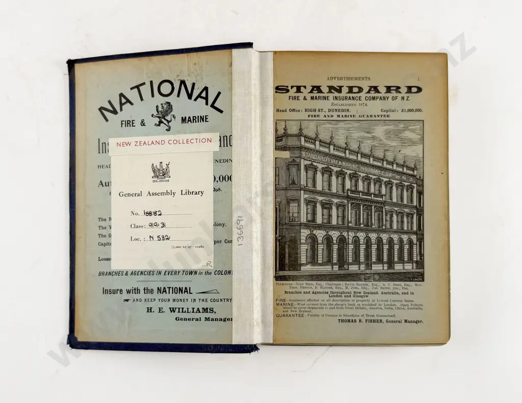 (-) New Zealand Index Annual 1899 Image 1++
