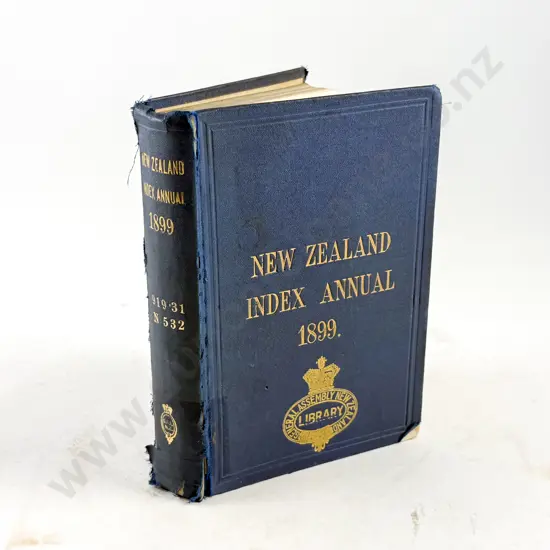 (-) New Zealand Index Annual 1899