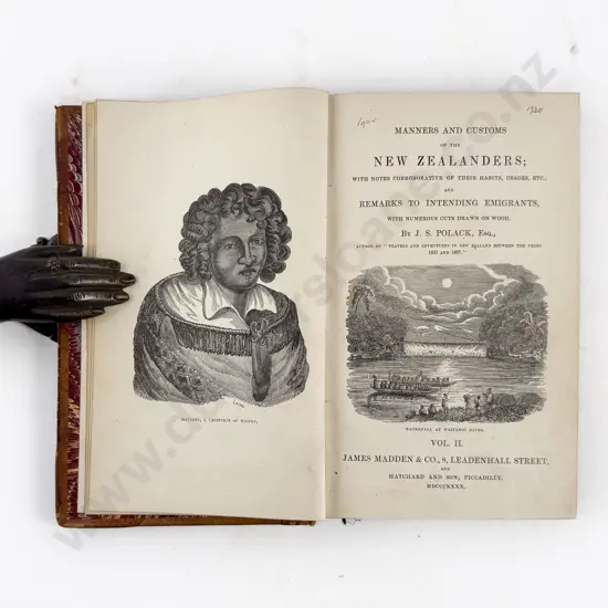 Polack J S - Manners And Customs Of The New Zealanders (2 Volumes)