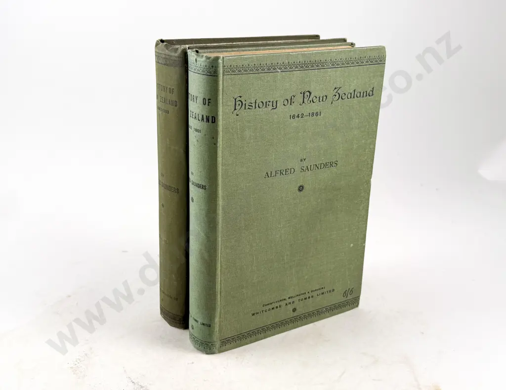 Saunders Alfred - The History Of New Zealand (2 Volumes) Image 1++
