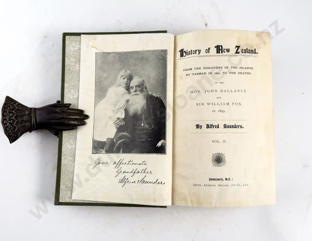 Saunders Alfred - The History Of New Zealand (2 Volumes) Image 1++