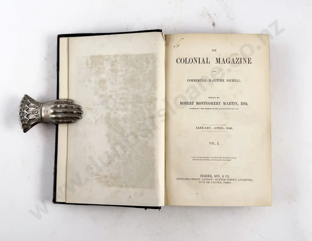 Martin, Robert Montgomery, The Colonial Magazine and Commercial-Maritime Journal (3 Vols)) Image 1++
