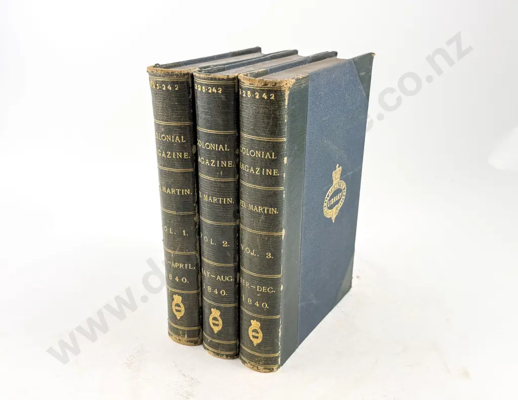 Martin, Robert Montgomery, The Colonial Magazine and Commercial-Maritime Journal (3 Vols)) Image 1++
