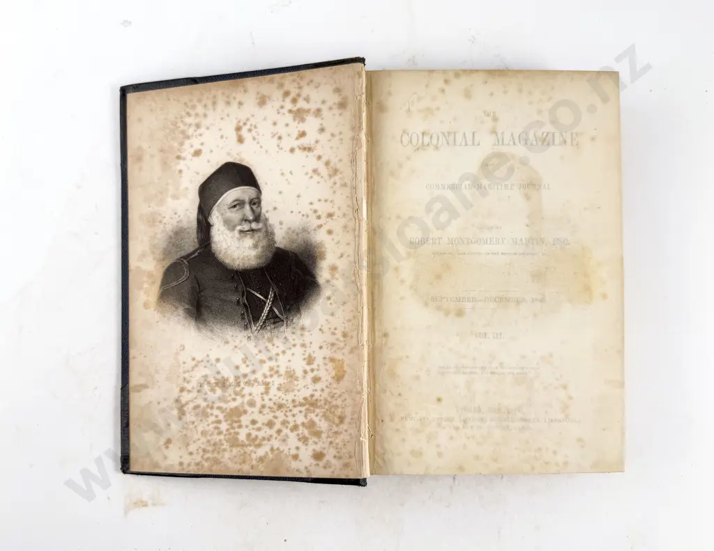 Martin, Robert Montgomery, The Colonial Magazine and Commercial-Maritime Journal (3 Vols)) Image 1++