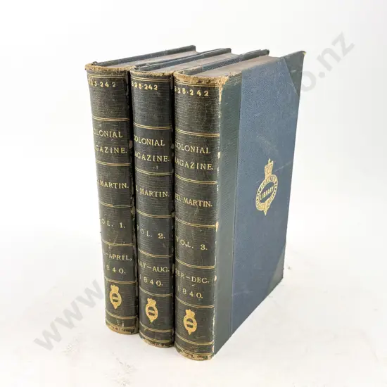 Martin, Robert Montgomery, The Colonial Magazine and Commercial-Maritime Journal (3 Vols))