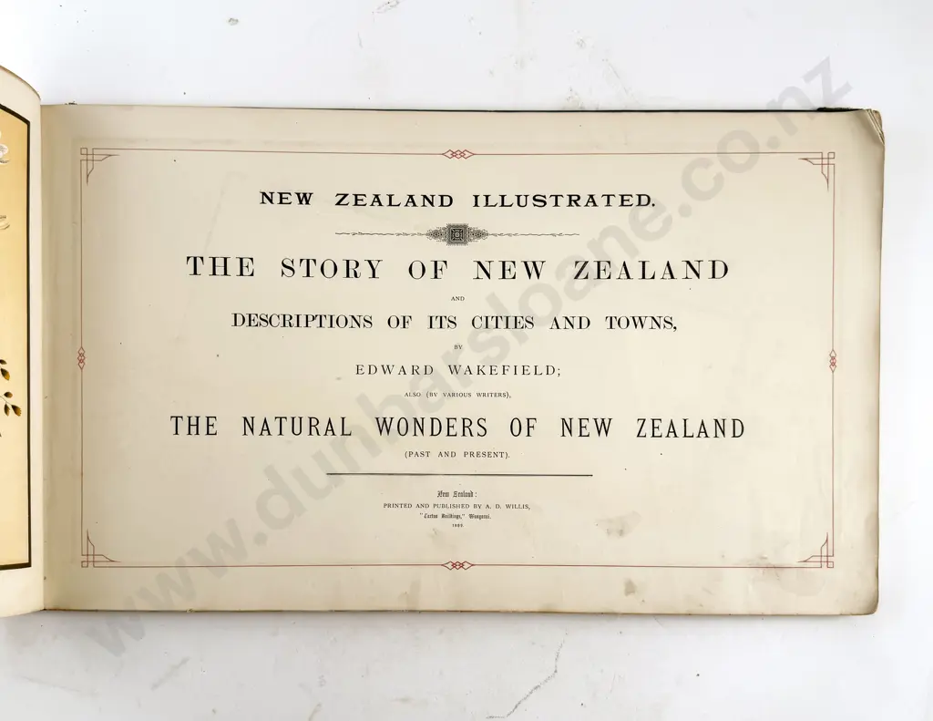 Wakefield Edward - New Zealand Illustrated Image 1++