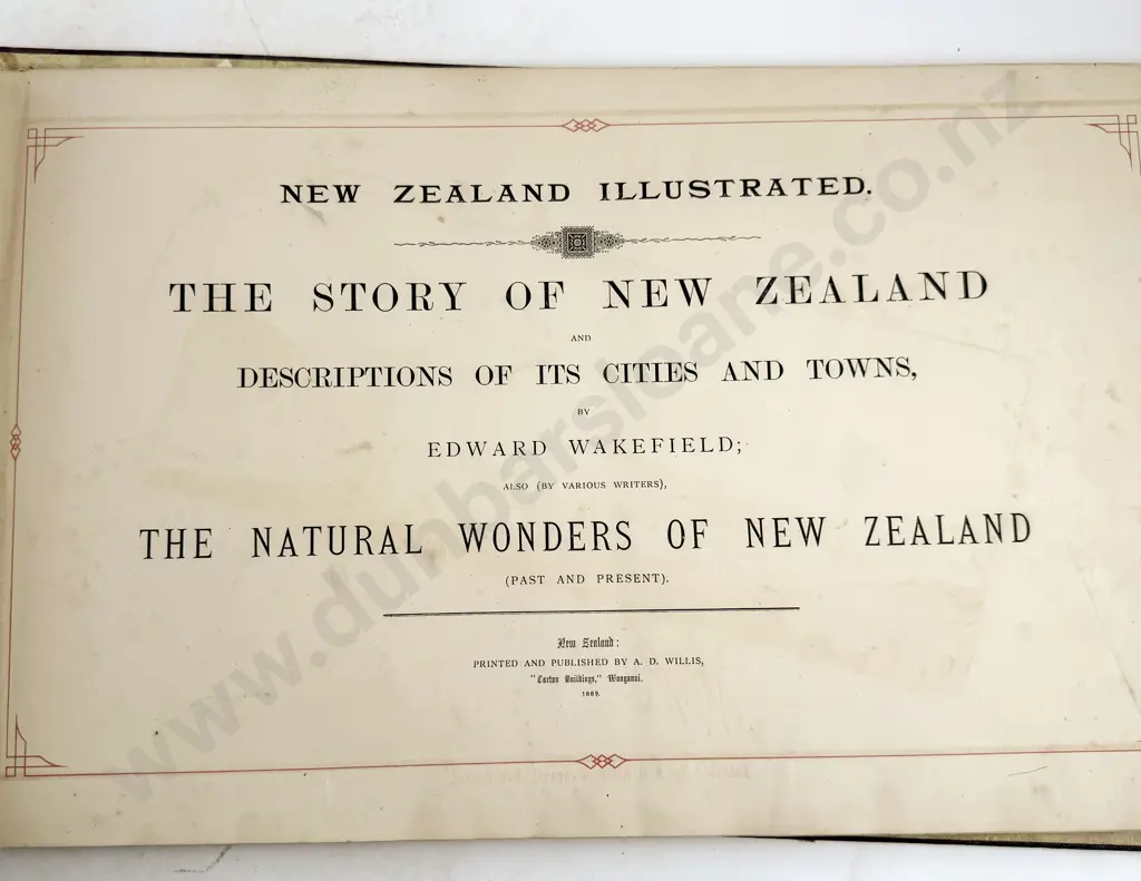 Wakefield Edward - New Zealand Illustrated Image 1++