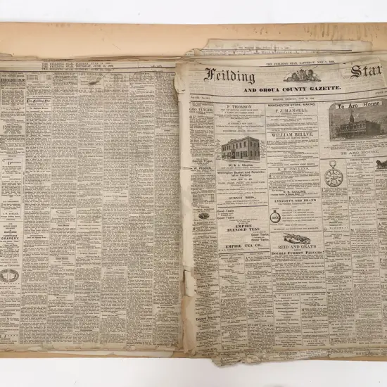 Qty Of The Feilding Star Newspaper from 1892