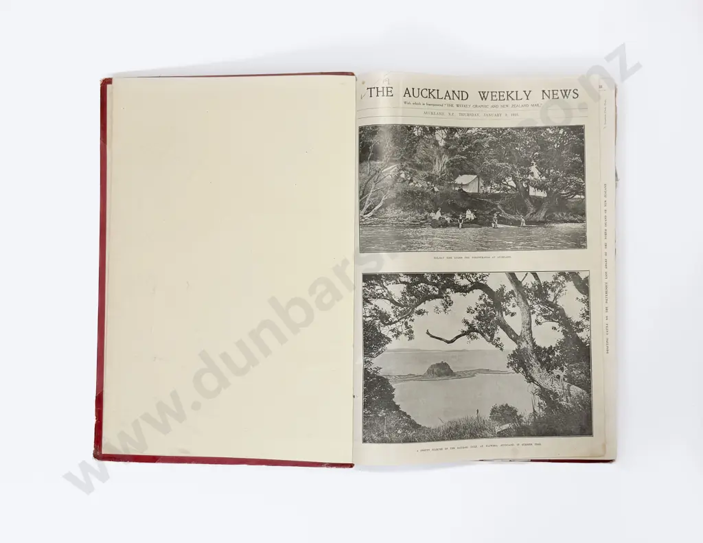 3 Bound Volumes Of The Auckland Weekly News From The Years 1918/1919/1920 Image 1++