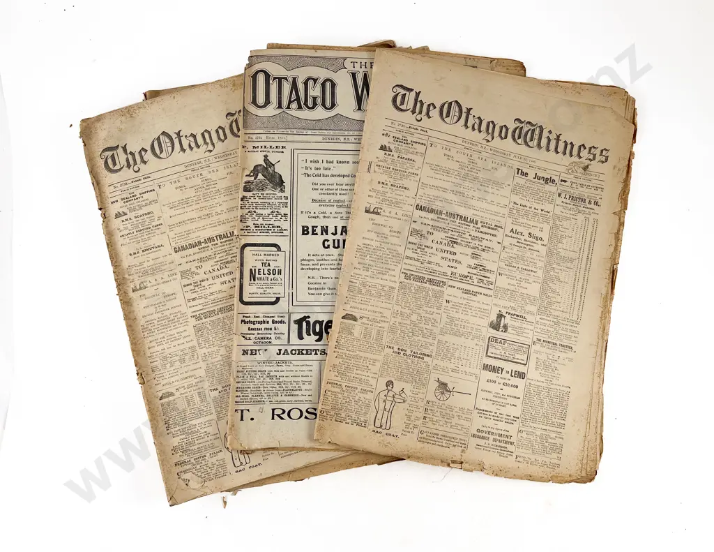 Collection Of The Otago Witness Newspapers from 1906 Image 1++
