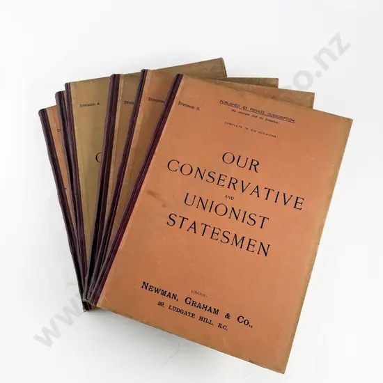 (-) Our Conservative and Unionist Statesmen (6 Volumes)