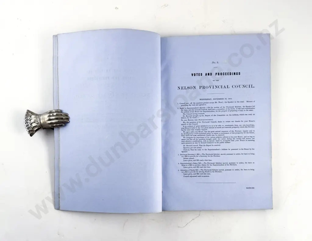 (-) Votes and Proceedings of the Provincial Council Image 1++