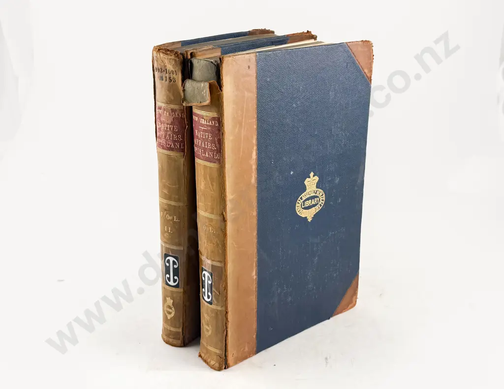 Mackay Alexander (Native Commissioner) - A Compendium Of Official Documents Relative To The Native Affairs Of The South Island (2 Volumes) Image 1++
