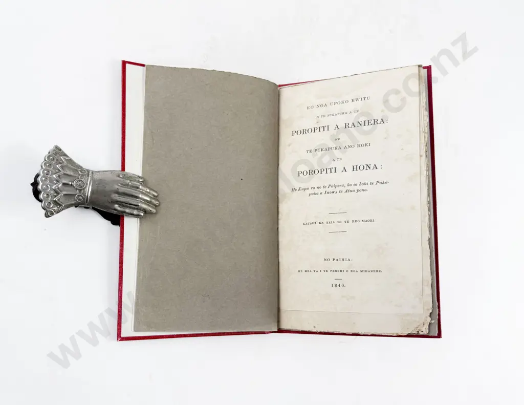 (-) Ko Nga Upoko Ewitu O Te Pukapuka A Te Poropiti A Raniera (Maori Bible Extract) Image 1++