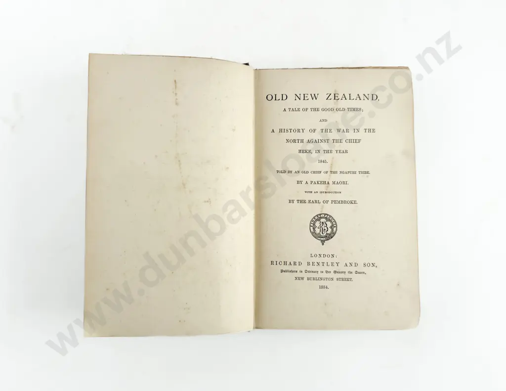 Maning Frederick Edward (Pseud A Pakeha Maori) - Old New Zealand Image 1++