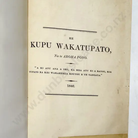 Colenso William - Kupu Wakatupato