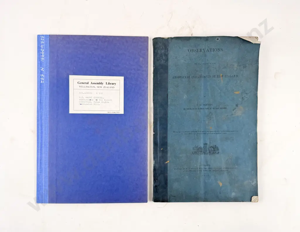 Fenton F D - Observations On The State Of The Aboriginal Inhabitants Of New Zealand Image 1++