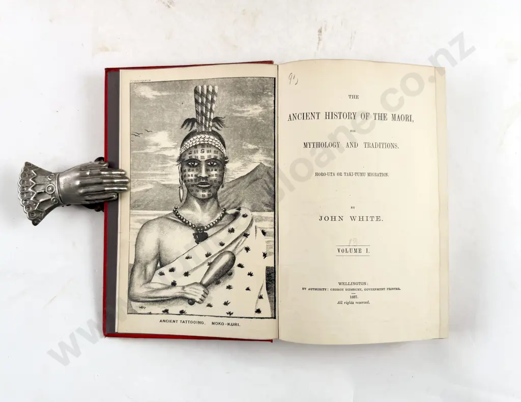 White John - The Ancient History Of The Maori his Mythology And Traditions (7 Vols) Image 1++