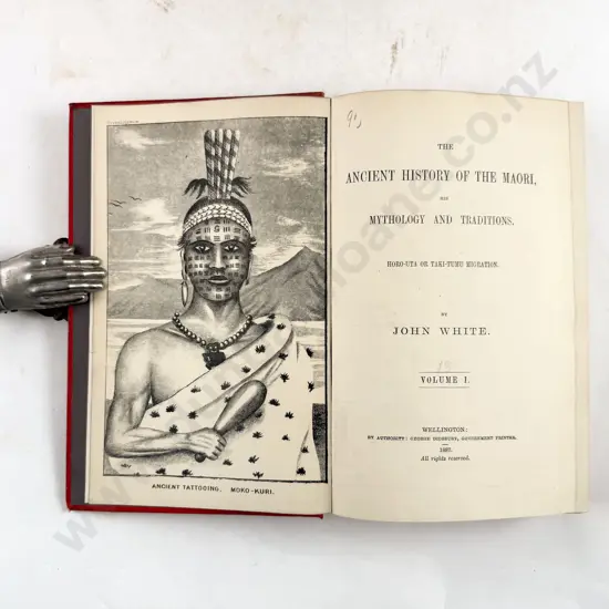 White John - The Ancient History Of The Maori his Mythology And Traditions (7 Vols)