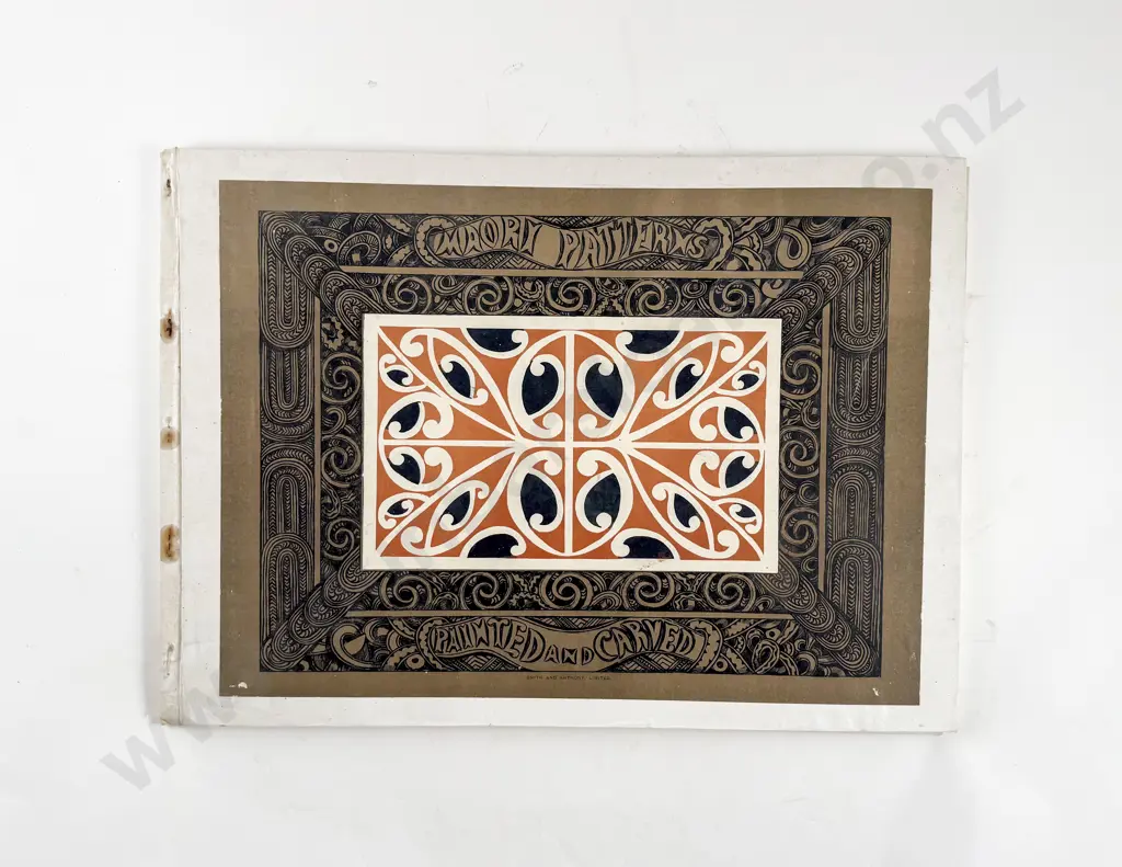 Menzies J H - Maori Patterns Painted and Carved Image 1++