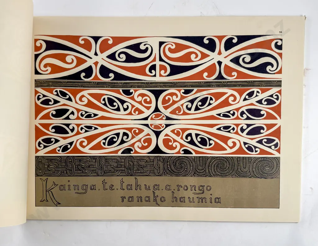 Menzies J H - Maori Patterns Painted and Carved Image 1++