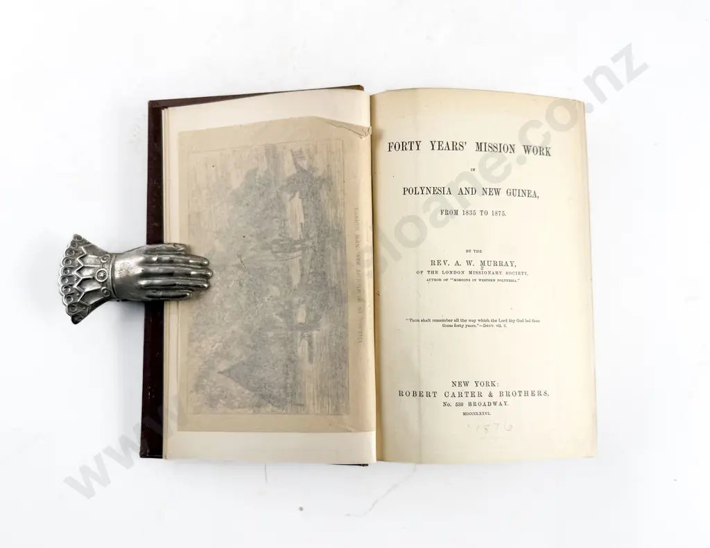 Murray Rev A W - Forty Years Mission Work in Polynesia And New Guinea From 1835 to 1875 Image 1++