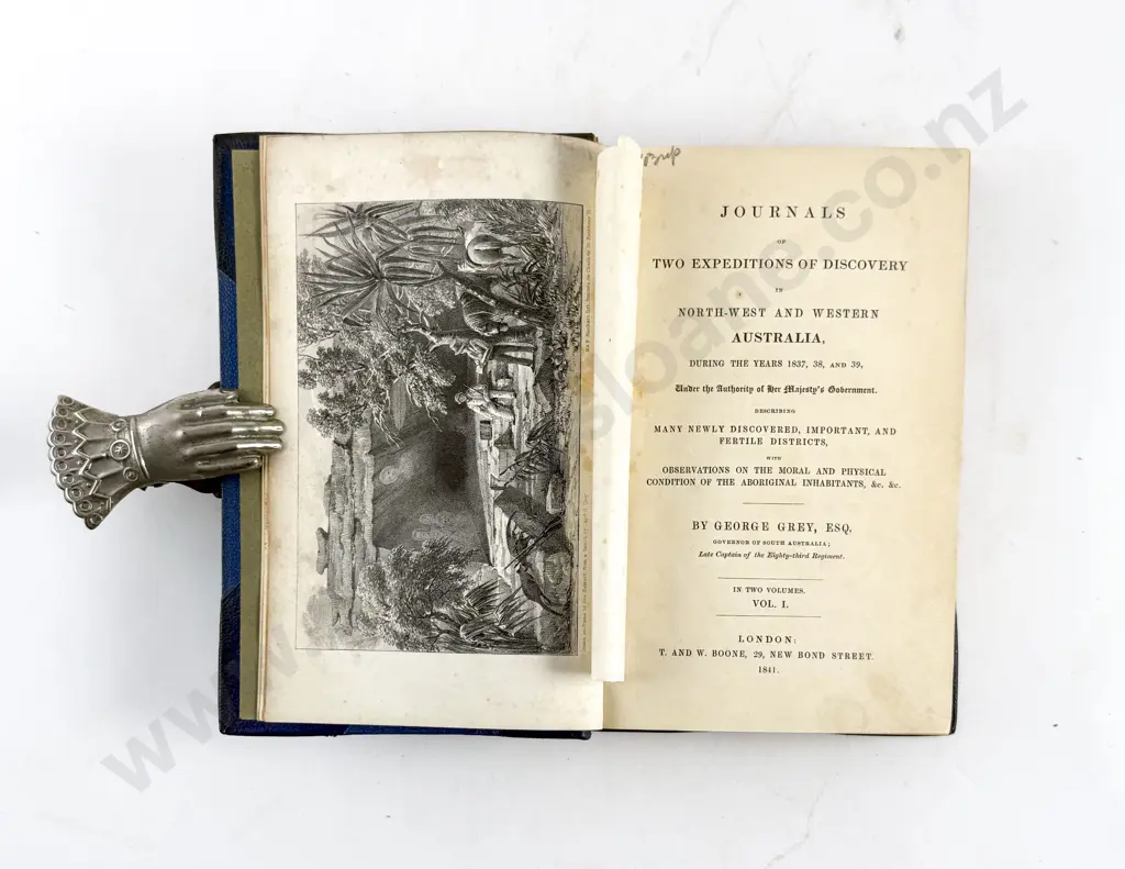 Grey George - Journals of Two Expeditions Of Discovery in North-West And Western Australia (2 Vols) Image 1++